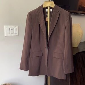 Brown long blazer
